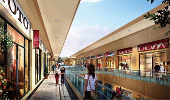 亿丰国际商贸城内街透视图