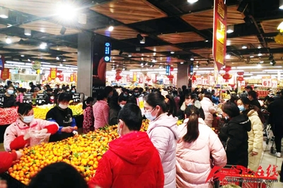 肥西县元旦假日消费市场实现“开门红”